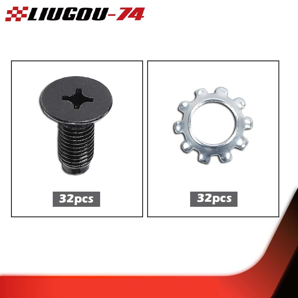Suitable for 1948, 1949, 1950, 1951 pickup truck doors HINGE SCREW kit 32 pieces- v