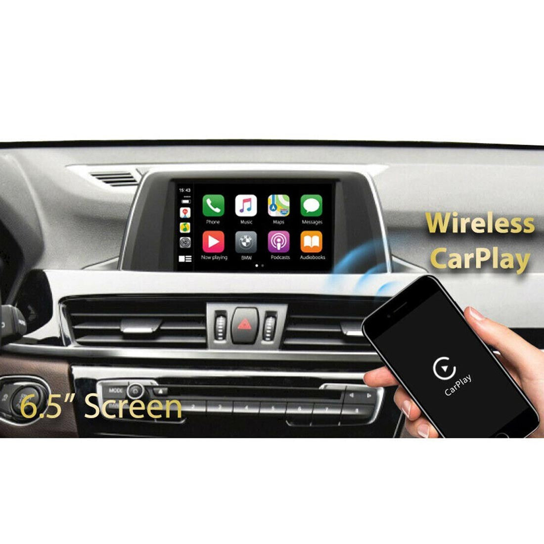 Wireless Carplay Decoder Box For Apple Android for BMW Auto Interface NBT System