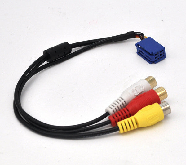 Av 6 pin AUX adapter cable to CD changer radio video RCA cable for lexus v