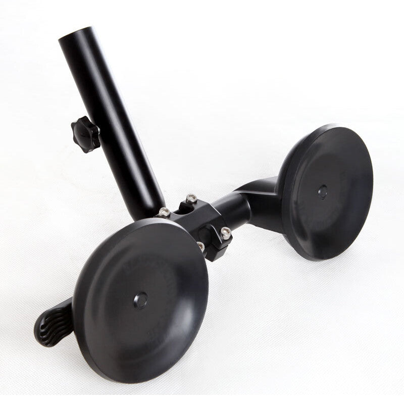 Heavy-duty adjustable suction cup support for all-terrain vehicle flagpole mounting brackets - n