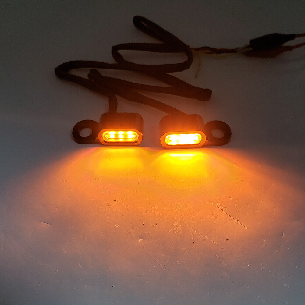 LED Turn Signal Indicator Running Light for Harley Touring Street Glide 2014-20 Q