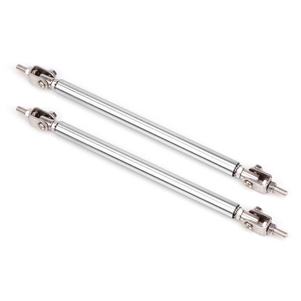 Adjustable 150MM Racing Front Bumper Lip Splitter Rod Strut Tie Bar Support Kit Q