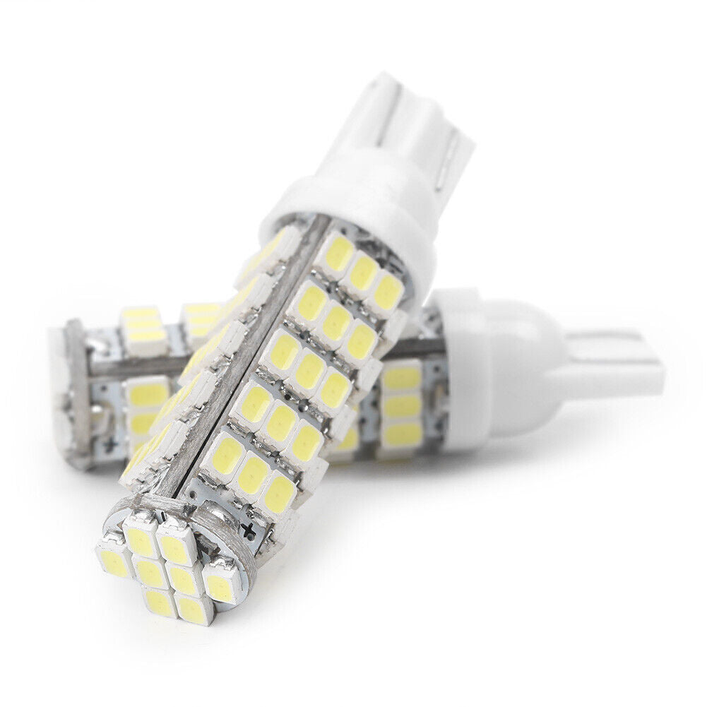 Pair LED Bulbs Clearance Car Door Lights W5W 194 168 24V White T10 1206 68 SMD