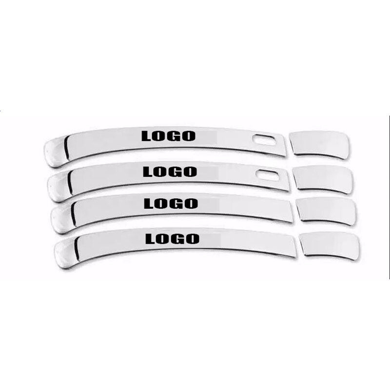 for Volkswagen for Tiguan 2017-23 stainless silvery Side Door Handle Covers Trim 8x