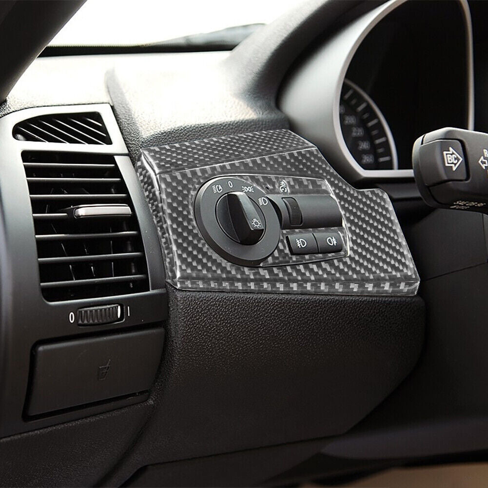 6-Piece Carbon Fiber Driver's Side Front Dashboard Cover Trim for BMW Z4 E85 2003-08