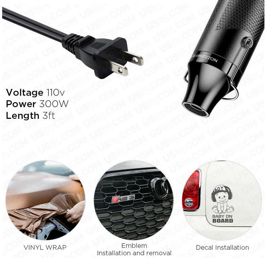 Car hot air gun portable electric removal tool badge