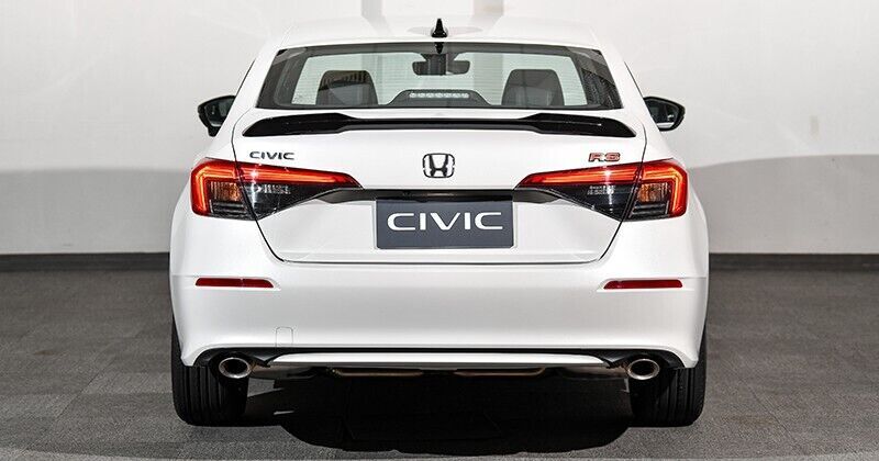 for Civic FE CHRONE logo embroidered badge for rear for Honda for Civic FE 2021-2023.