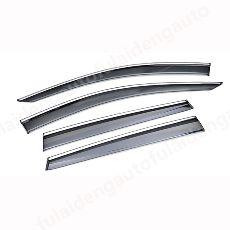 4pc for Toyota for Camry 2012-2017 Chrome Car Window Sun Rain Vent Visors Wind Guard