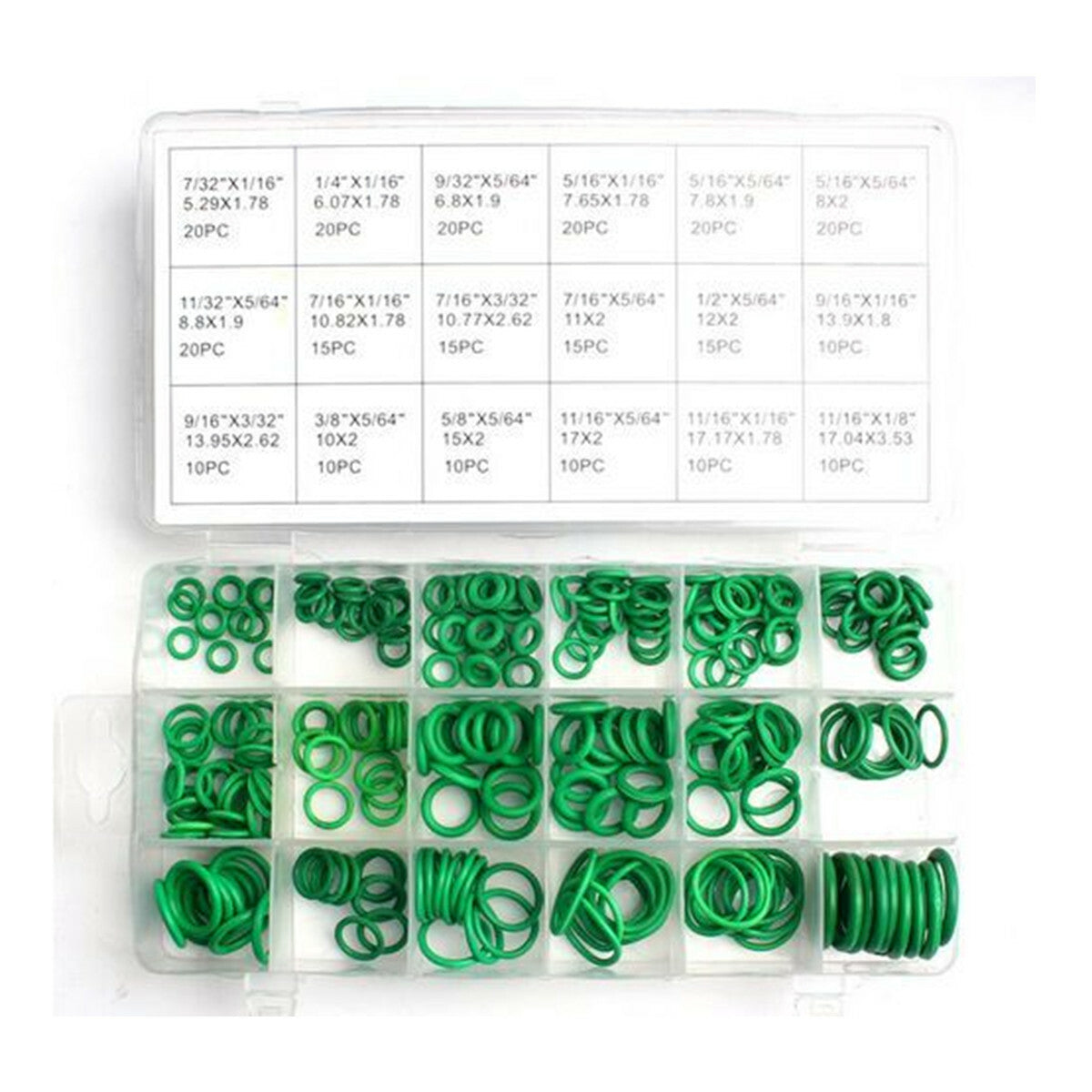 Car Air Conditioning Rubber Washers 18 Sizes O-Ring Seal Tools Refrigerant Ring