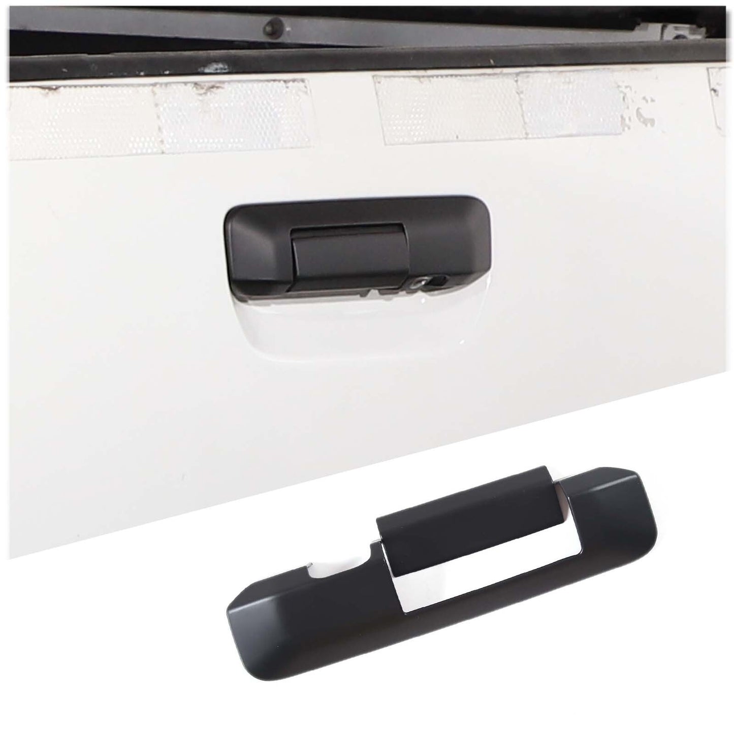 ABS Matte Black Center Control Gear Panel Trim Cover for FJ Cruiser 07-21- v