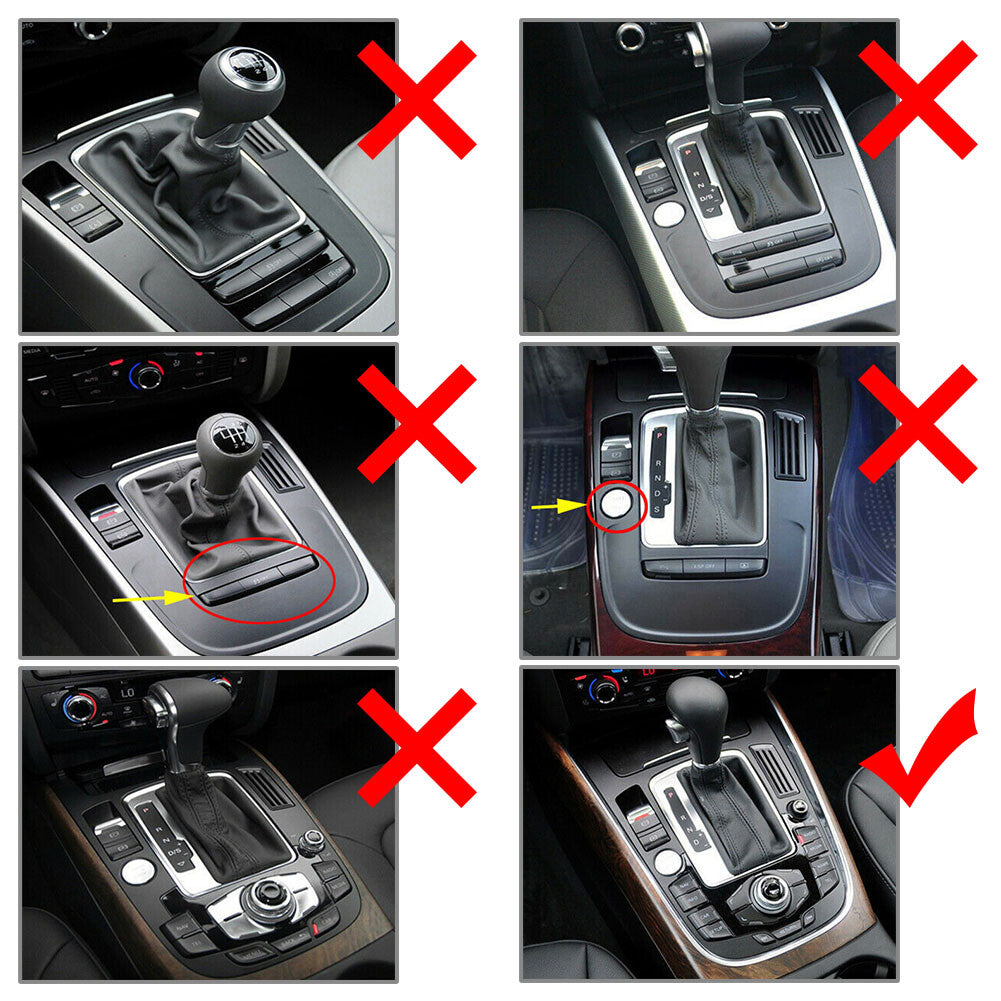 Center Console Gear Shift Panel Cover Trim Fit for Audi A4 S4 B8 B9 A5 S5 Q5 SQ5 Car
