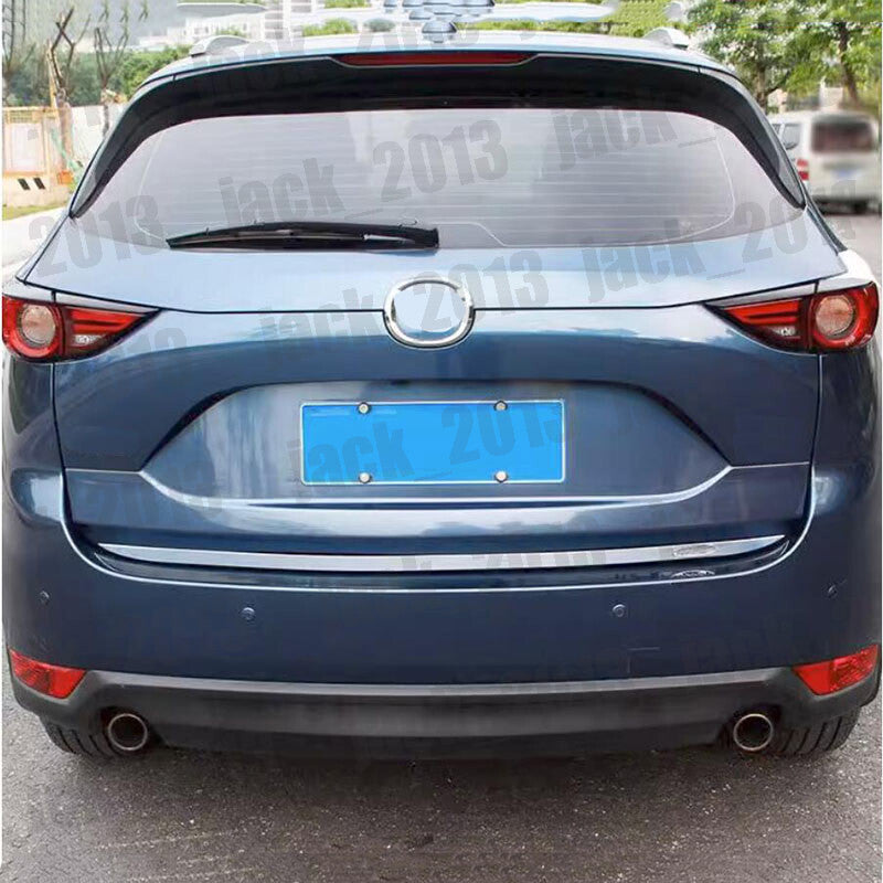 for Mazda CX-5 CX5 2017-2022 Steel Car REAR TRUNK TAIL GATE DOOR LID COVER TRIM
