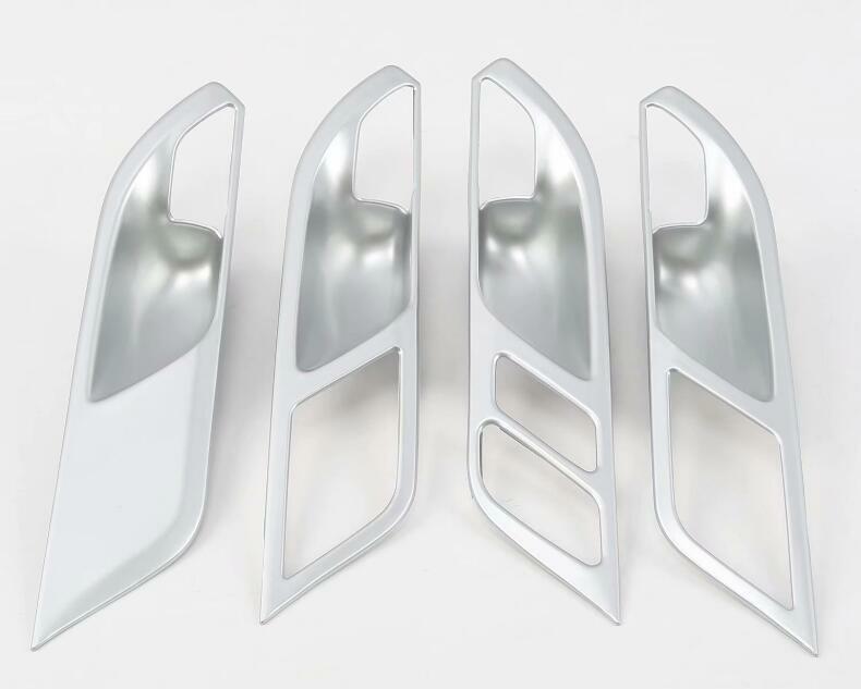 for BMW X3 G01 2018-2021 ABS Matt Silver Inner Door Handle Bowl Frame Cover Trim