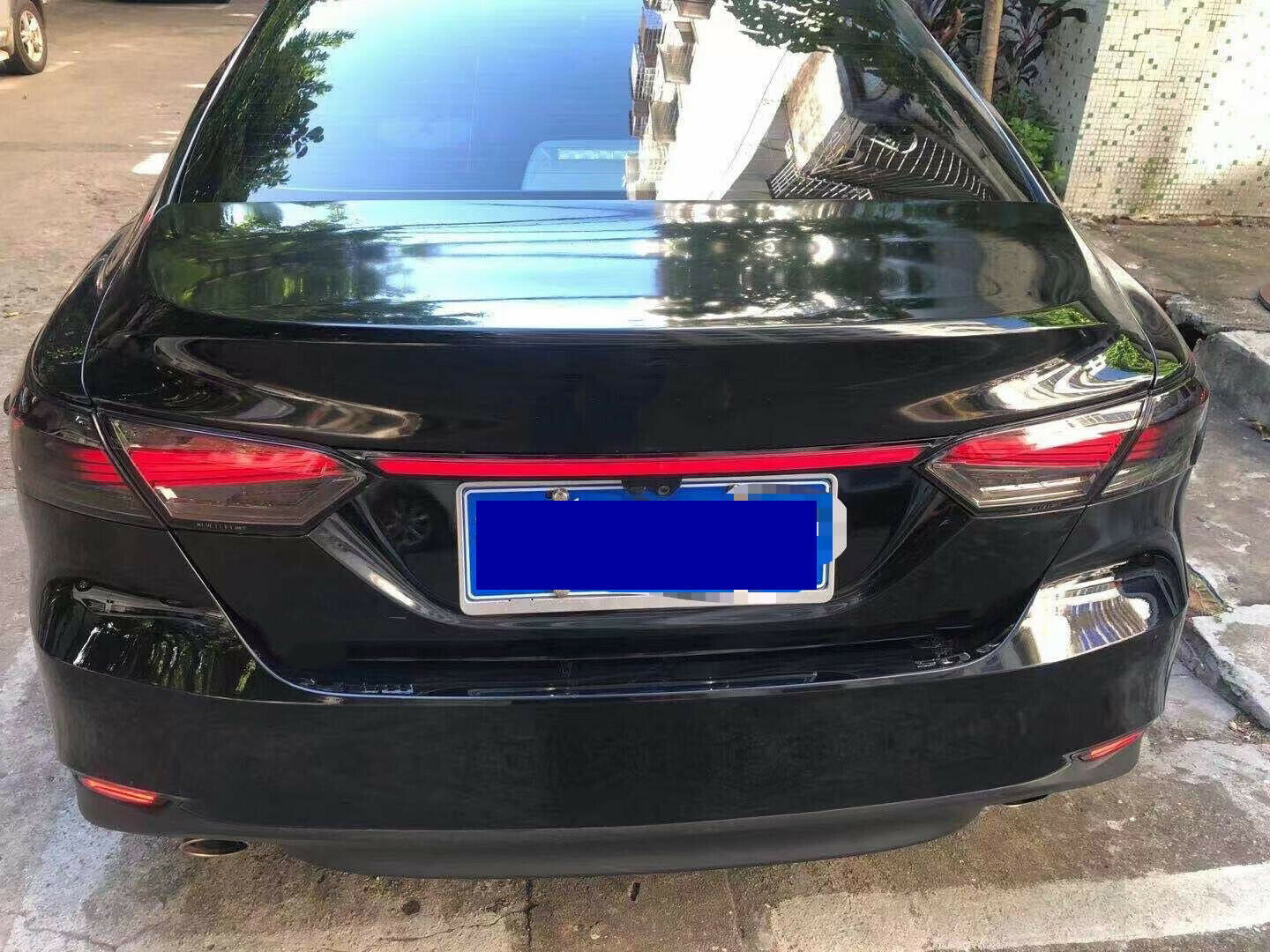 for Toyota for Camry 2018 2019-2021 LED Red Rear Door Trunk Tail Light Strip Cover