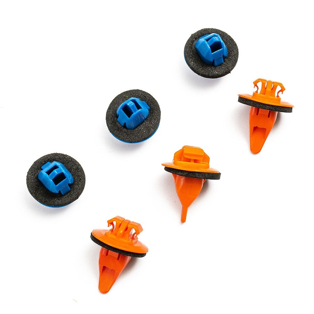Retainer Clips Auto Fender Flare 75495-35010 75397-35010 Blue+Orange Practical