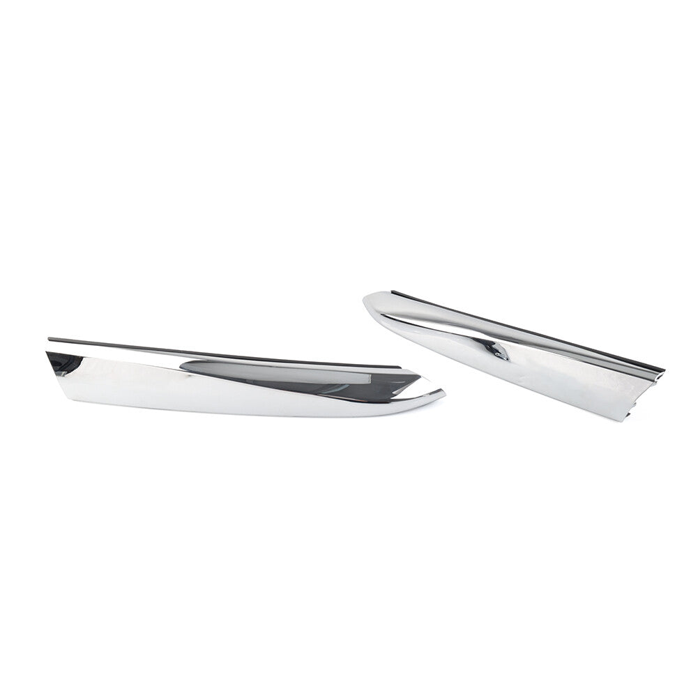 Front Bumper Fog Light Lamp Grille Insert Molding Strip Cover for Jaguar XF