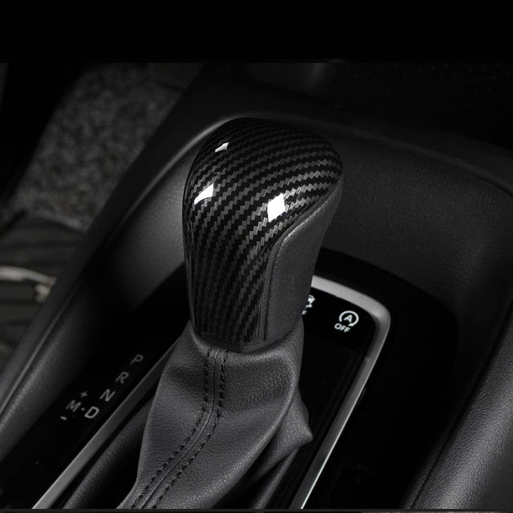 ABS carbon fiber car gear shift cover trim suitable for Toyota for Corolla 2020 - 2021