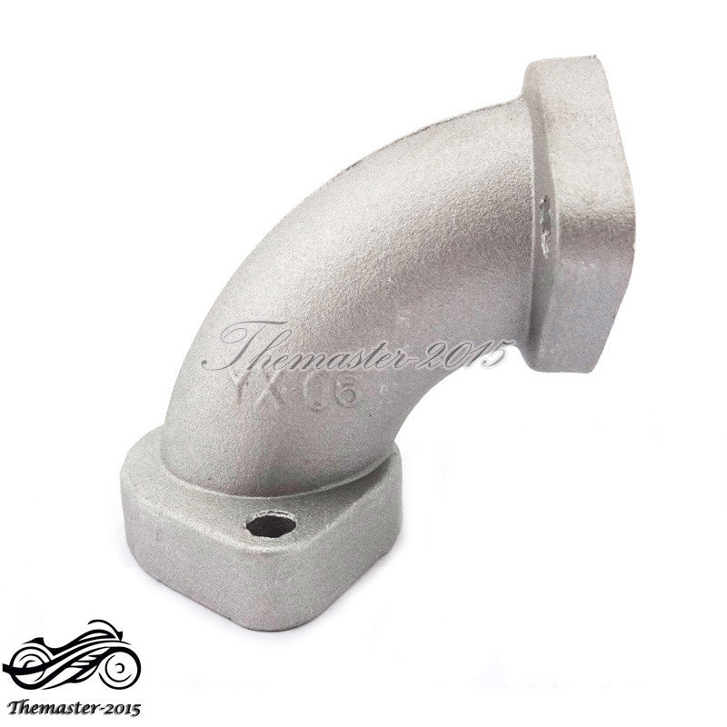 Intake Manifold Pipe 27mm angled 0° For 125cc 140cc 150cc 160cc Pit Dirt Bikes Q