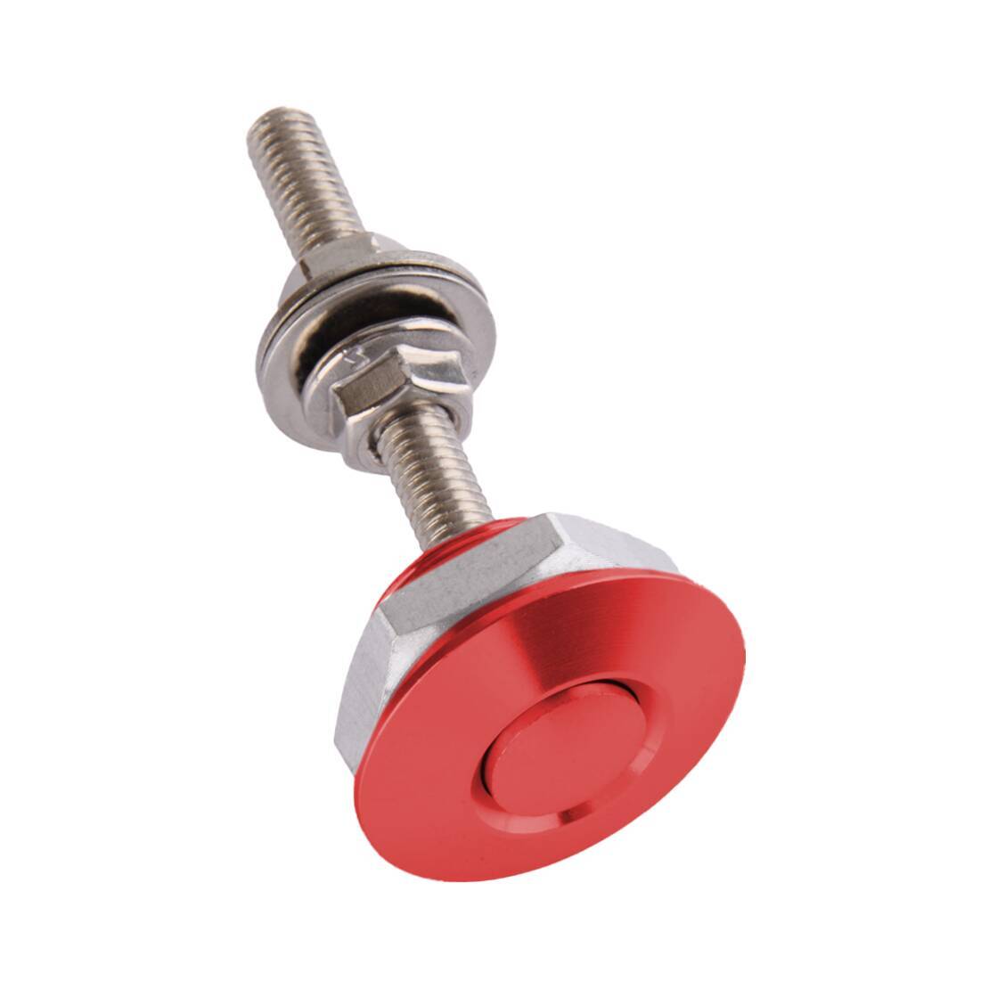 2pcs Red Push Button Quick Release Car Bumper Hood Pin Bonnet Lock Latch Clip v