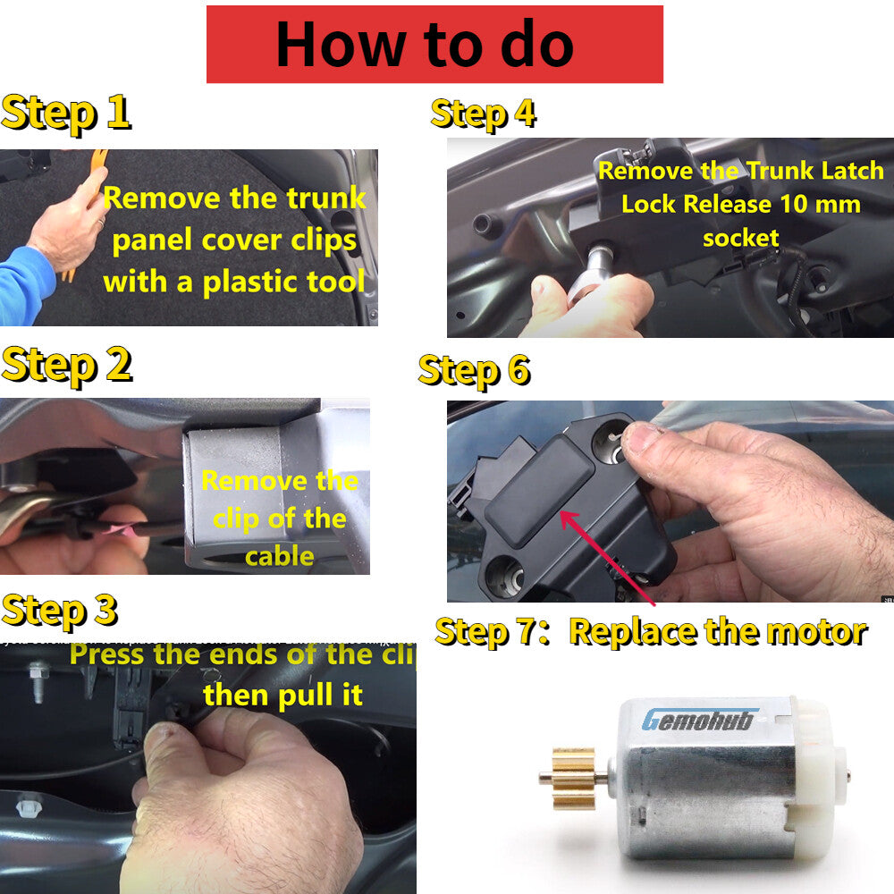 New Electric Trunk Lock Latch Motor for 1996-2003 for Renault Megane MK1 Cabriolet