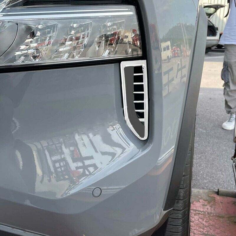 Chrome Headlight Front Bumper Cover for Nissan Rogue 2021-23 Accessories