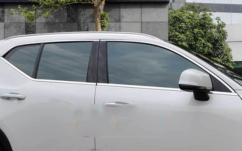 for Volvo XC40 2019-2024 Silver Titanium Lower Window Sill Molding Strip Trim 4x