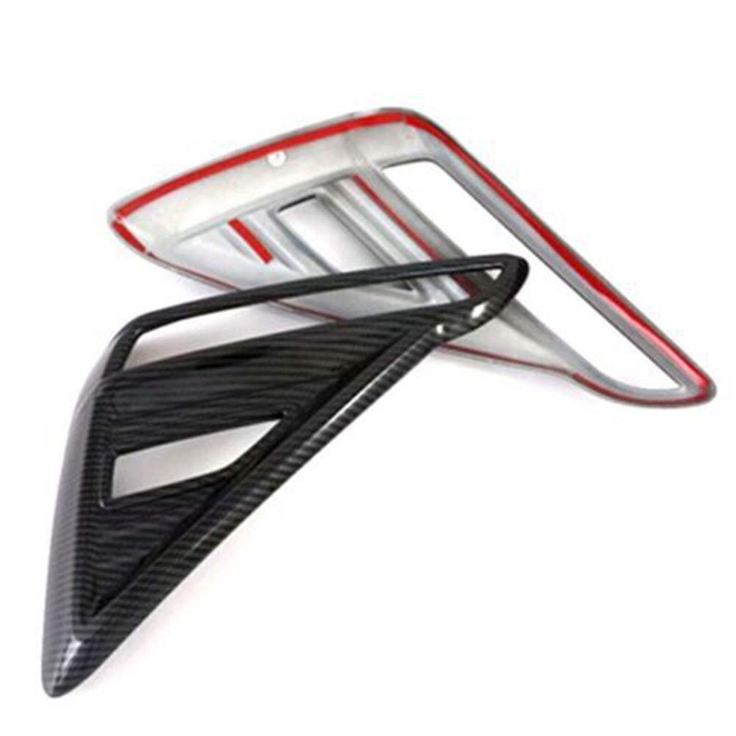 Carbon Fiber Rear Fog Light Mould Cover Trims for Kia Forte 2019-2021 Accessory
