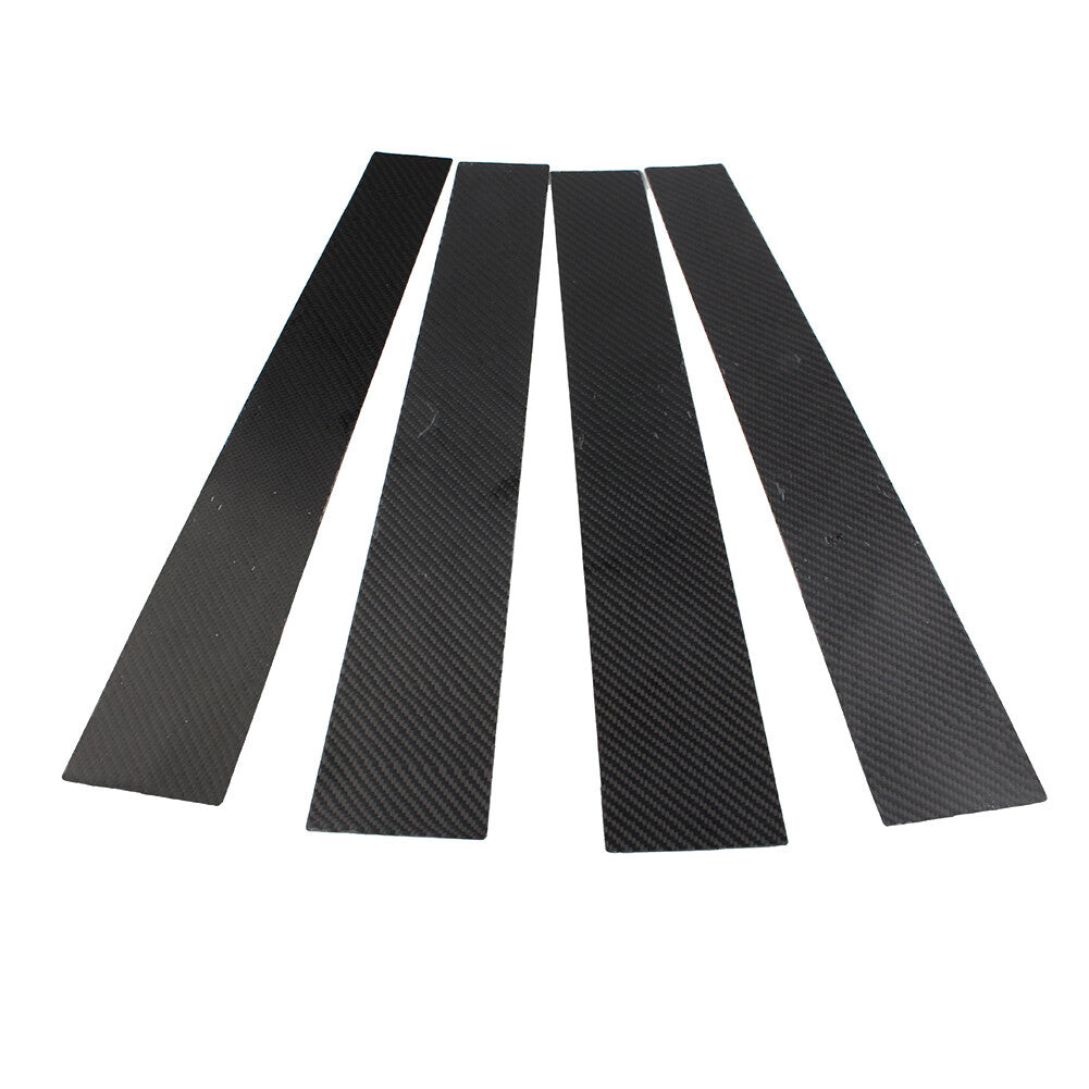 for Dodge for Ram 1500 2019-2023 4x Carbon Fiber Set Pillar Posts Door Window Trim