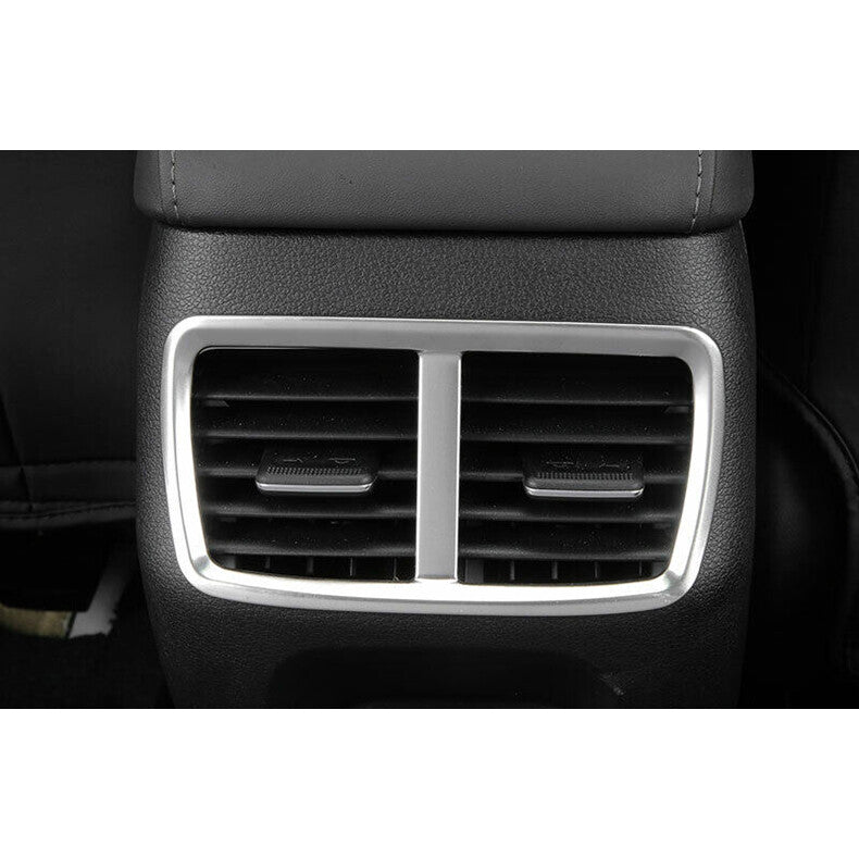for Hyundai Sonata 2020-2023 Silver Steel Rear Row Air Outlet Vent Cover Trim