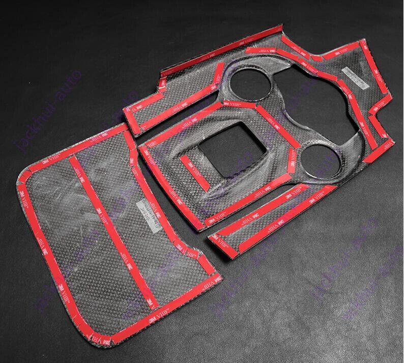 for AlfaRomeo Giulia/ for Stelvio Real Carbon Interior Console Gear Shift Panel Cover