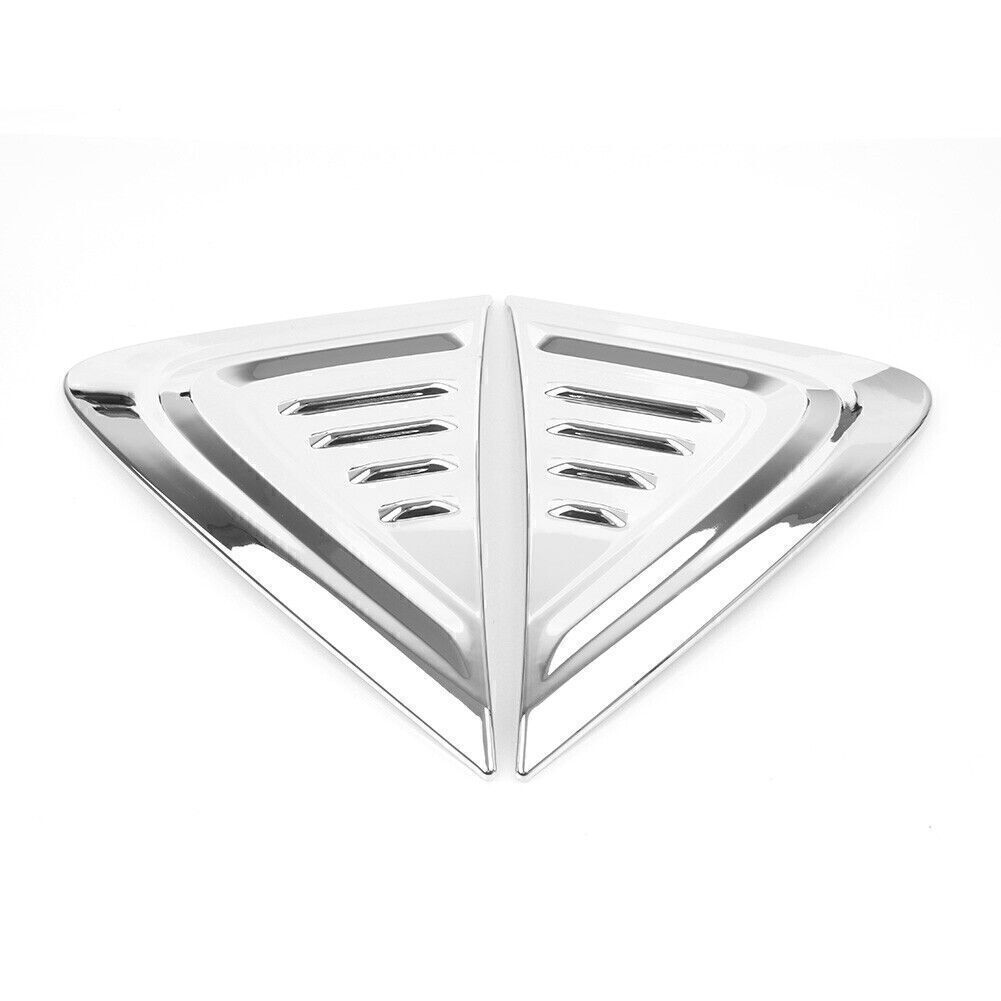Chrome Car Side Fender Air Vent Cover Trims for Toyota C-HR 2016 2017 2018 Pair