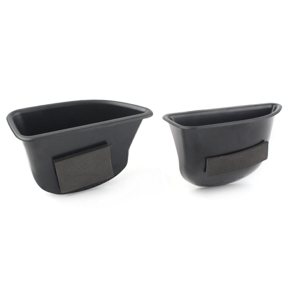Front Door Handle Armrest Storage Box Tray Bin Kit for Renault Captur 2014-2018