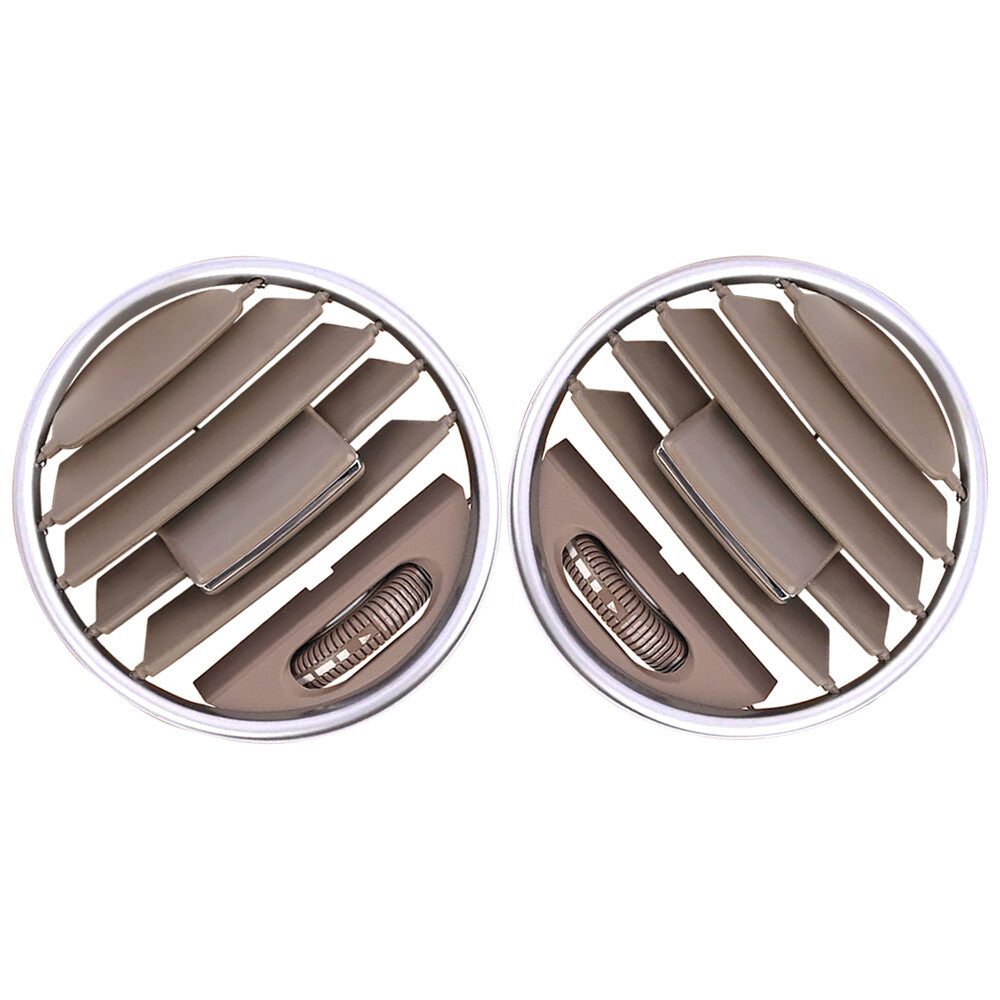 2Pcs For Class M 2005-11 Dashboard Center Ventilation Panel Grille Brown Q