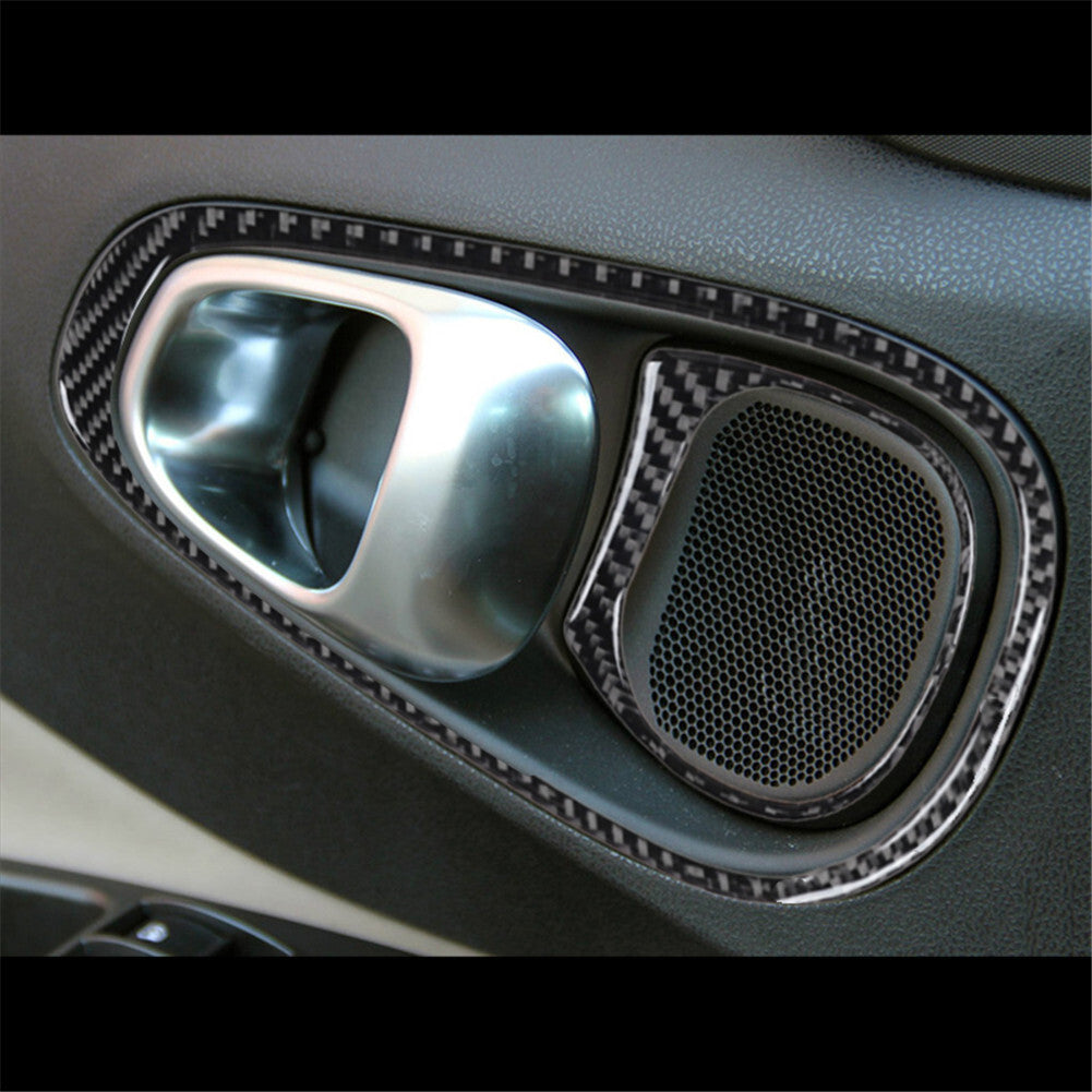 Car DVD Player Frame Panel Trim Cover Carbon Fiber For 350Z 2006-2009 Red v