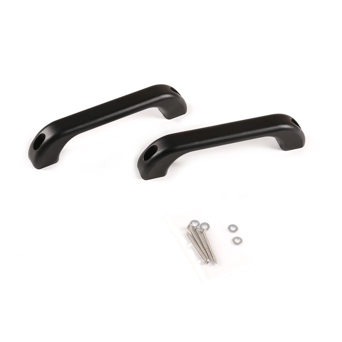 ABS black outer handle protective cover without for smart hole decoration, suitable for Land Rover Discovery 4 10-16- v