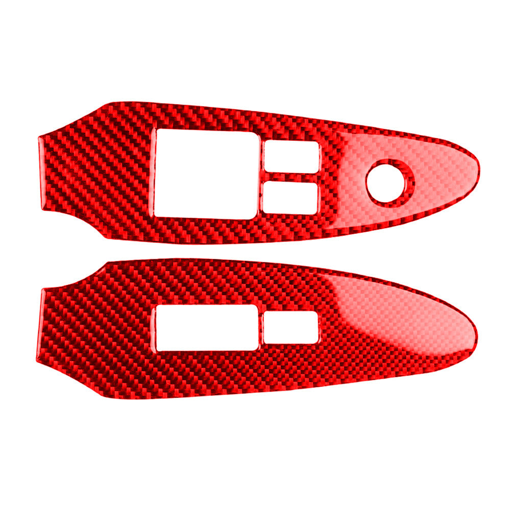 Red Rear Central Storage Door Trim For CLA 2014-2018/GLA 2015-2018 v