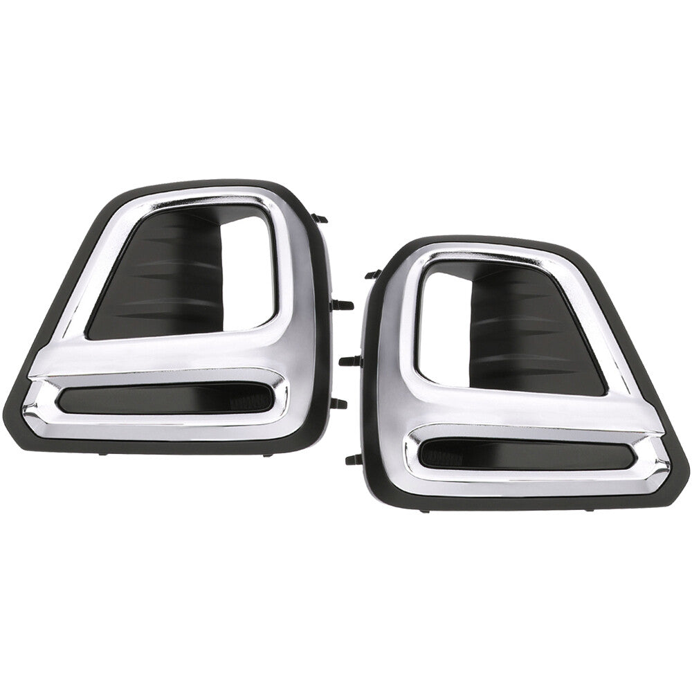 2Pcs Fog Light Trim Chrome Left Right Side Fit For 2019 - 2021 for Subaru for Forester