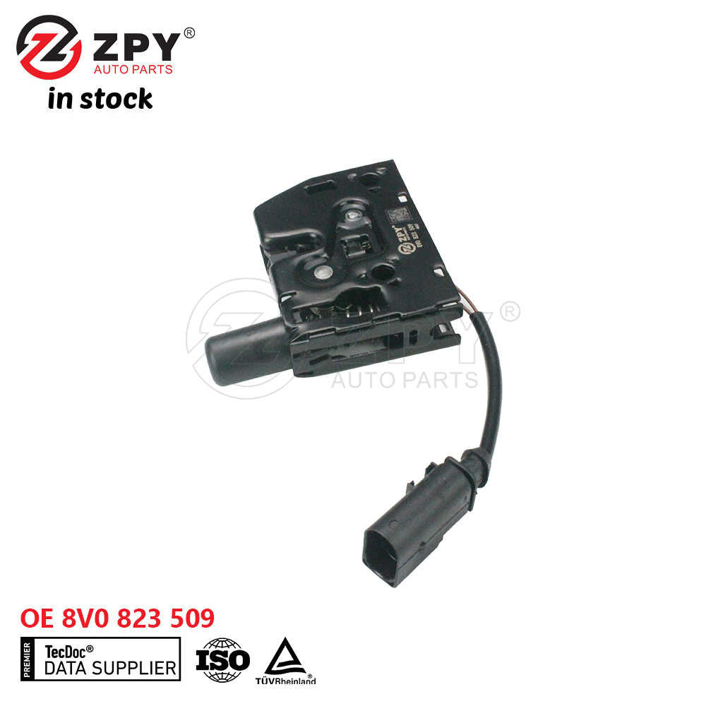 ZPY Fit for Audi A3 2015-2020 New Hood Latch Mechanism With Switch 8V0823509