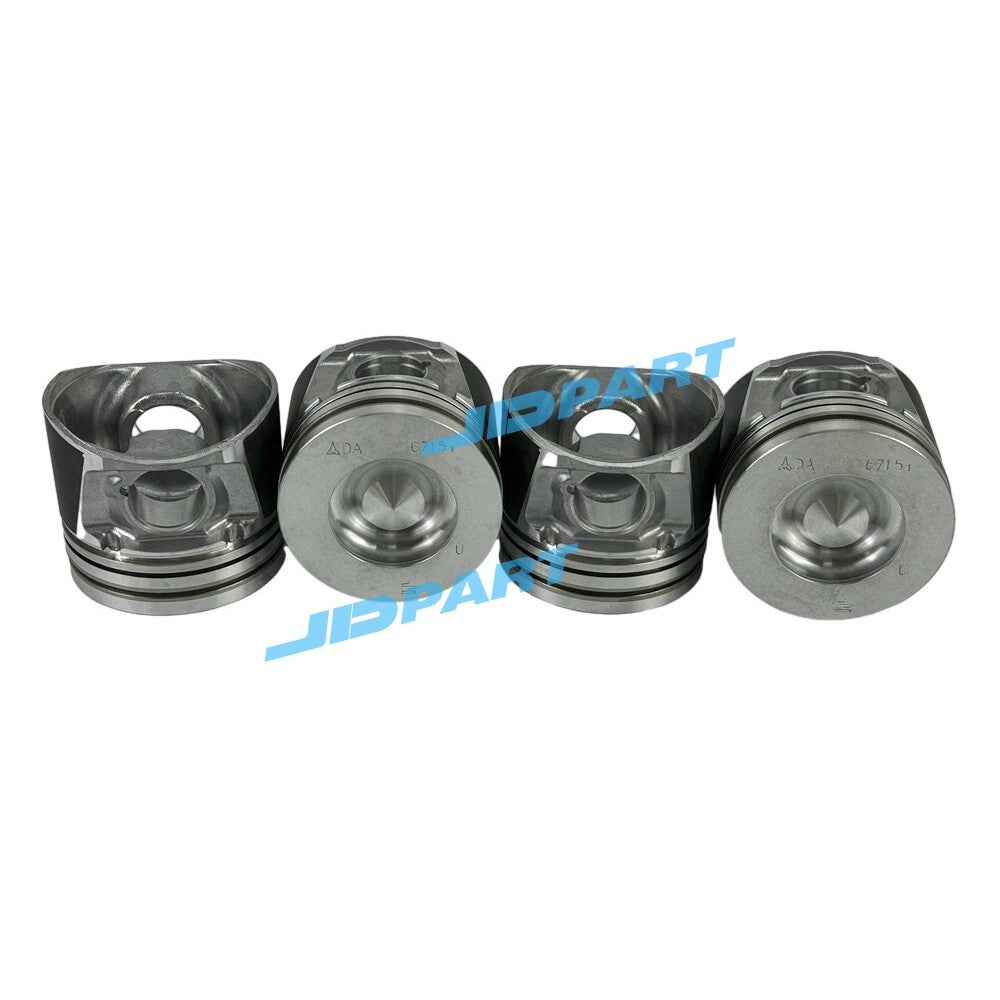 4-piece piston kit 0428-6721+0417-3414 for Deutz BF4L2011 excavator engine parts