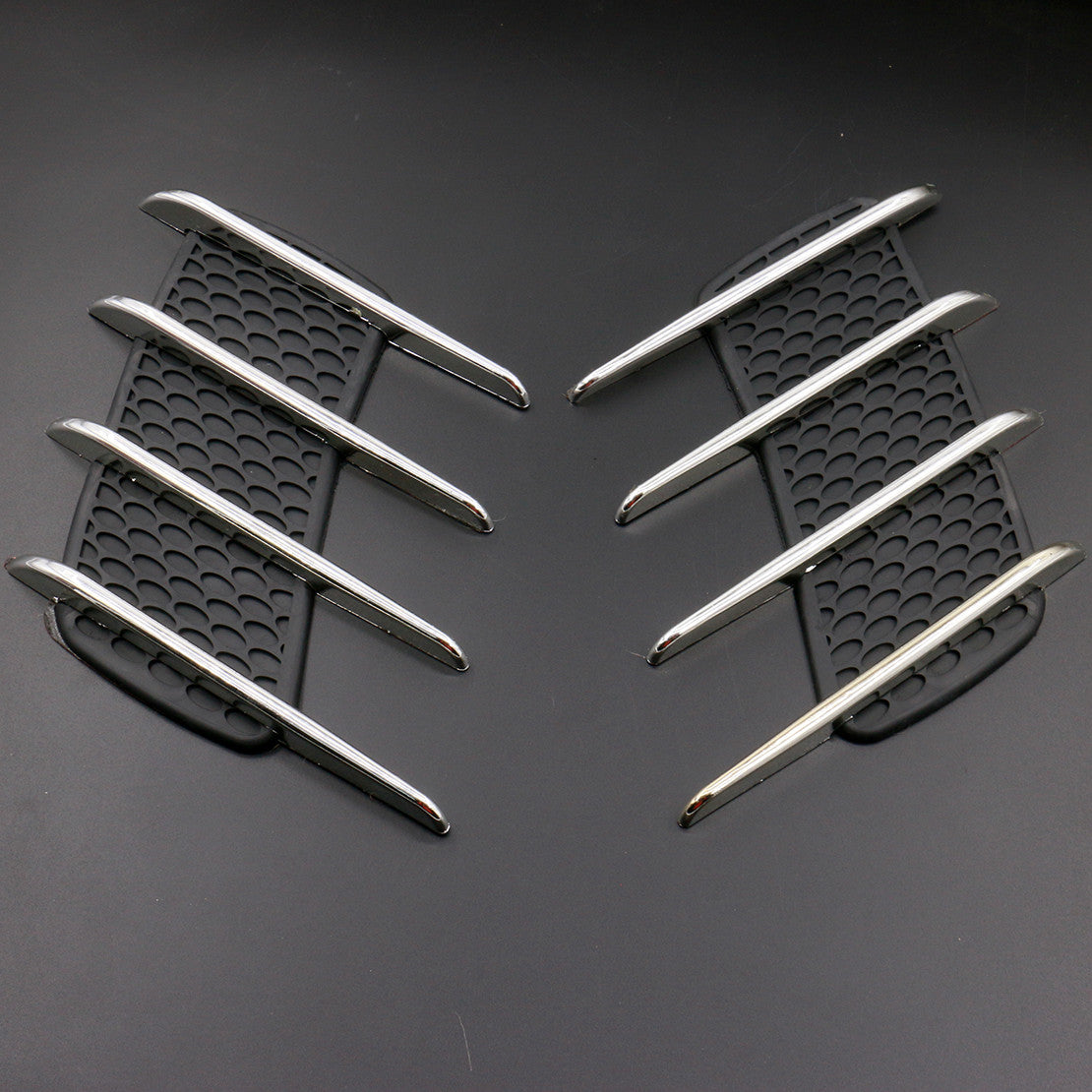 New Universal Car Side Air Flow Vent Fender Hole Cover Intake Grille Duct Decor