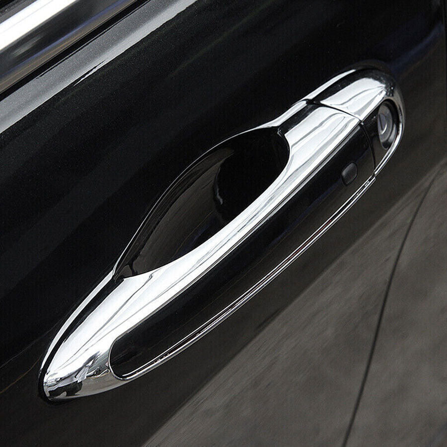 Chrome Exterior Side Door Handle Frame Cover Trim ABS For 2017-2020 for Jeep compass