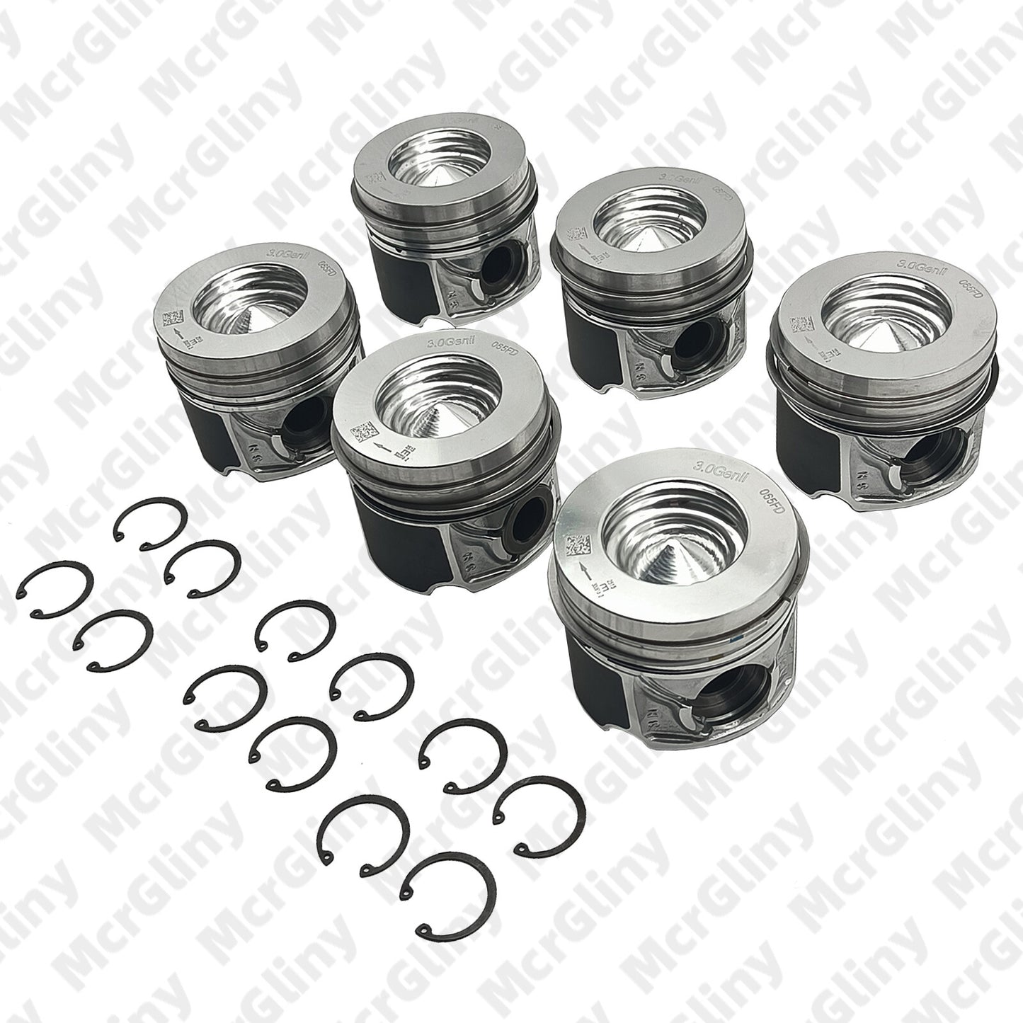 3.0T Diesel Piston and Ring Kit Φ83 mm for Audi A4 A5 A6 A7 for A8 Q5 Q7 Touareg - n
