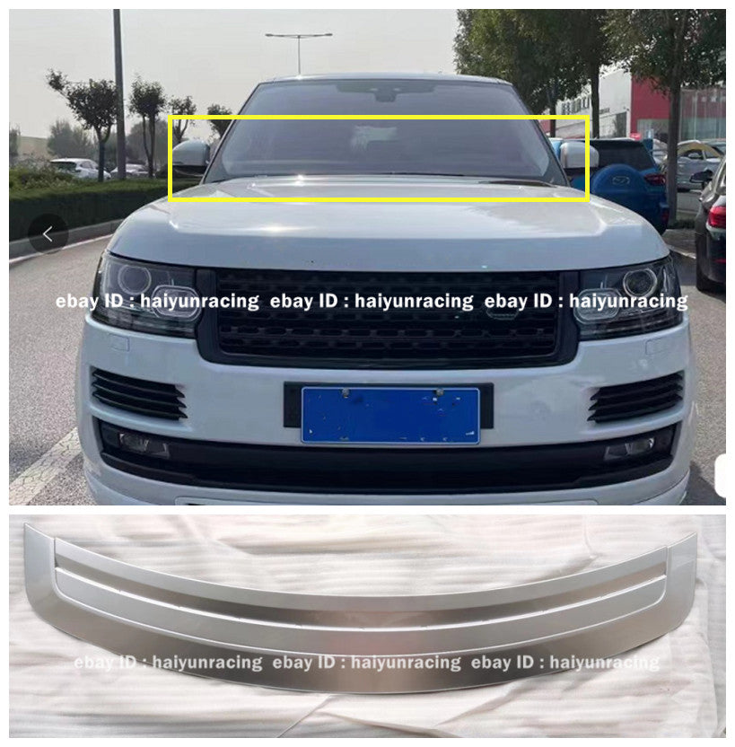 for Range Rover L405 2013-2017 Silver Front Hood Bonnet Panel Molding Cover Trim