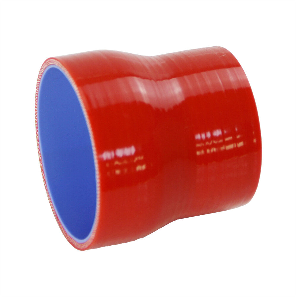 2.5 to 3 64mm - 76mm Silicone Reducer Coupler Turbo Intercooler Hose Red