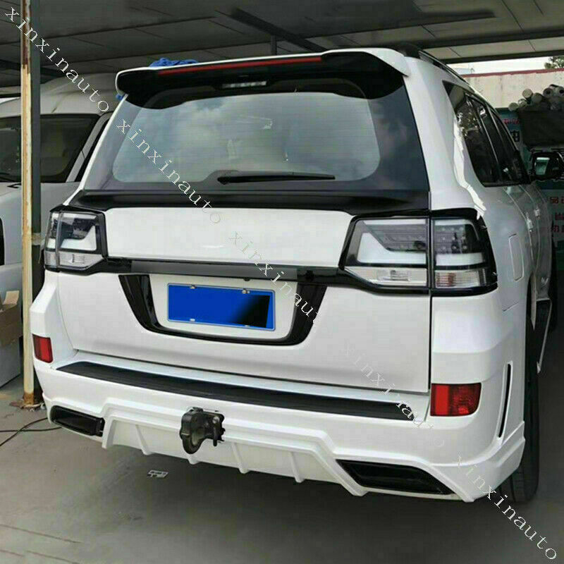 8X for Land Cruiser 200 2016-2021 Glossy Black Rear Taillight Molding Trim Strip