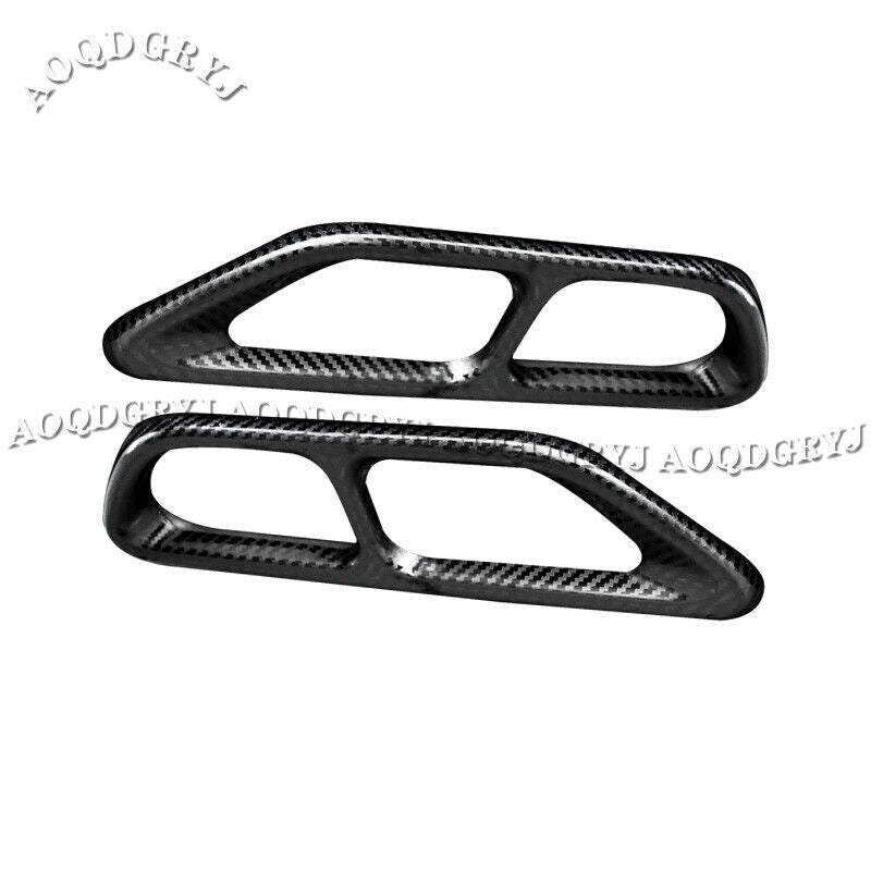 For Escape Kuga 2013-2019 Carbon ABS Front Door Stereo Speaker Cover Trims v