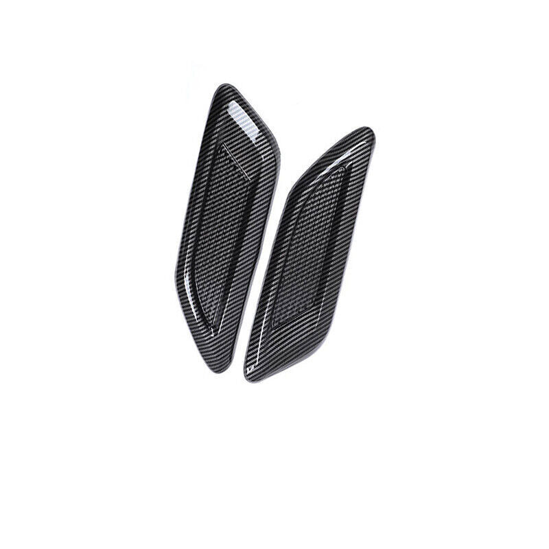 ABS Carbon Fiber Machine Cover Air Outlet Frame Trim for BMW 5 Series 2011-2016