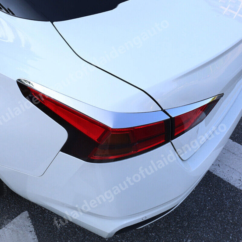 for Nissan Altima 2019-2022 Stainless Chrome Tail Light Tail Lamp Cover Trim