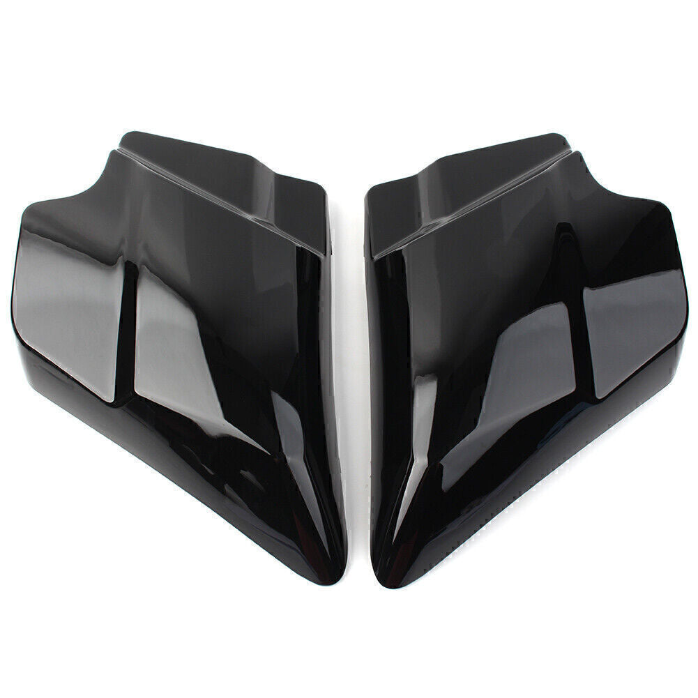 Stretched Side Cover Panels for Harley Touring Models 2009-2018 2017 2016 Black