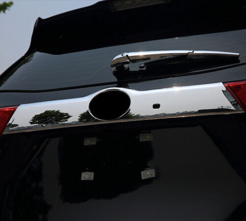 for Toyota Highlander 2014-2019 Rear Tailgate Trunk Lid Chrome Style Cover Trim